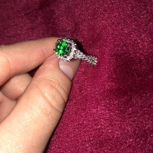 Green gemstone Ring
